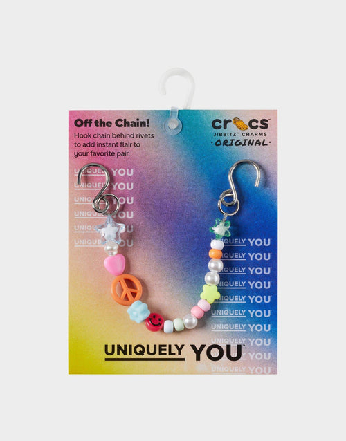 Beaded Strap Chain Charm