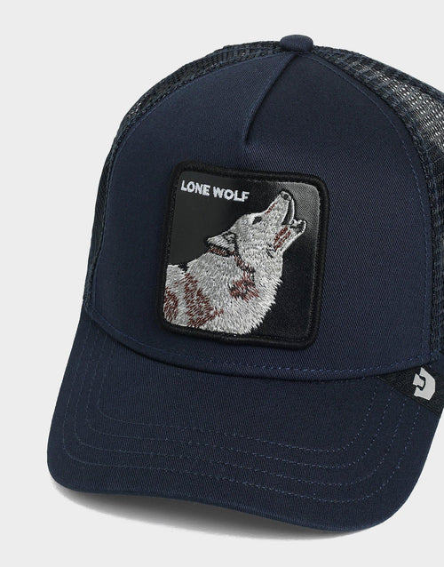 Lone Wolf Animal Trucker Hat