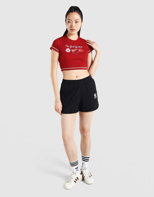 MLB LNY New York Yankees Ribbed T‑Shirt
