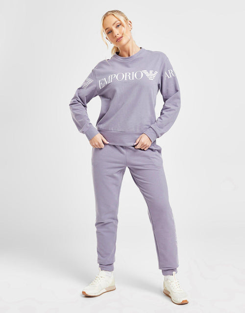 Oversized Logo Crew Sweatshirt