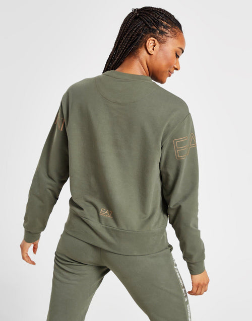 Oversized Logo Crew Sweatshirt