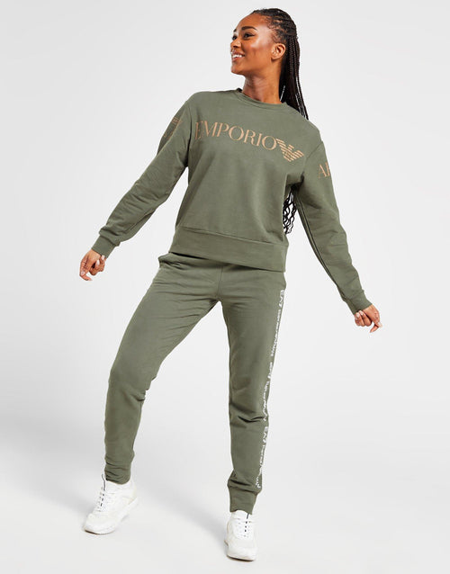 Oversized Logo Crew Sweatshirt