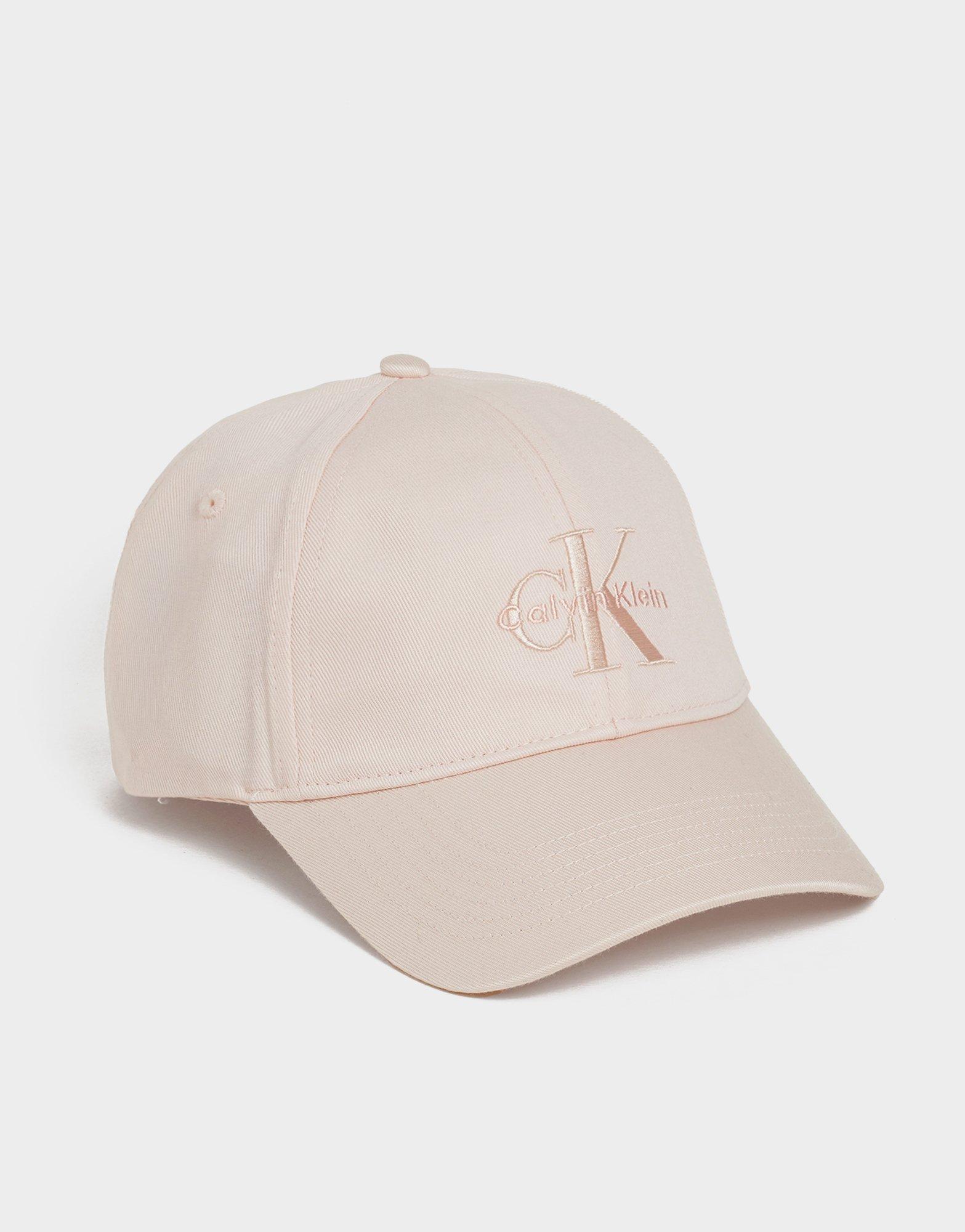 Pink Calvin Klein Monogram Baseball Cap - JD Sports Singapore