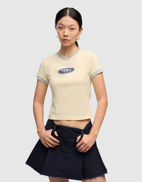 Slim Graphic Ringer T-Shirt