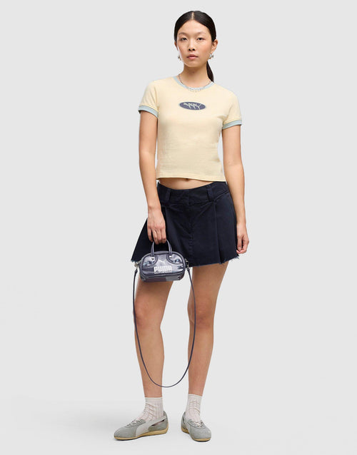 Slim Graphic Ringer T-Shirt