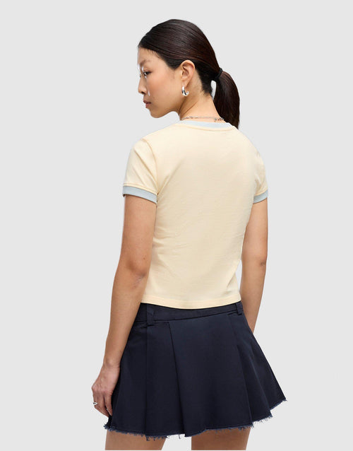 Slim Graphic Ringer T-Shirt
