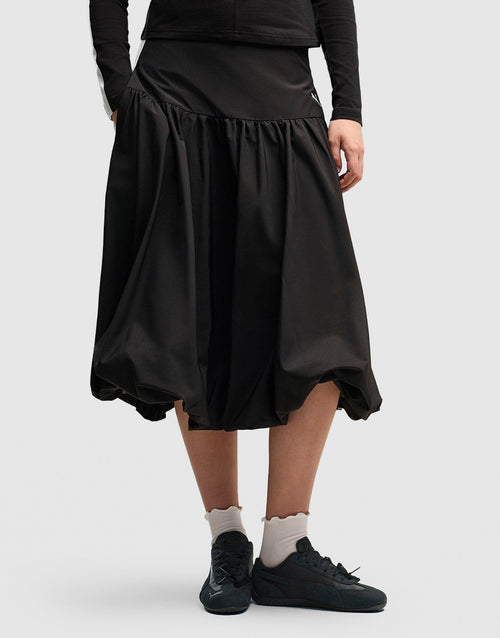 T7 Balloon Midi Skirt