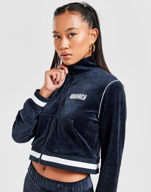 Velour Full Zip Hoodie