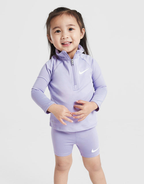 Girls' Pacer 1/4-Zip/Shorts Set Children's
