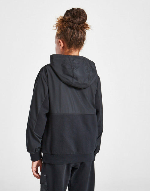 City Utility Fleece 1/2 Zip Hoodie Junior's