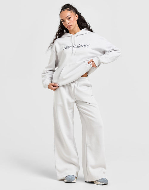Double Script Wide Leg Joggers