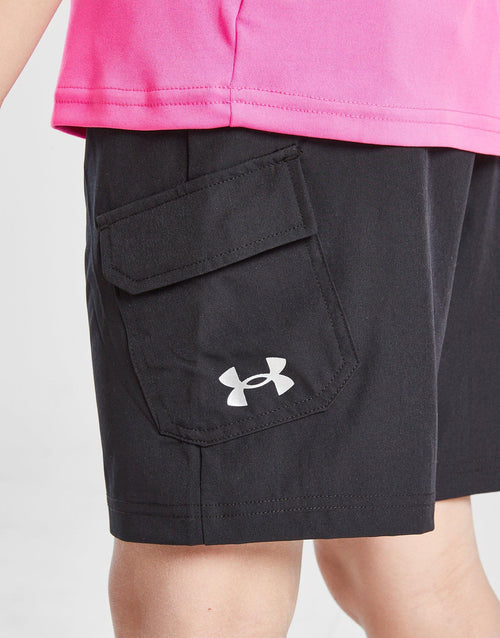 UA Tech T-Shirt/Woven Cargo Shorts Set Junior's