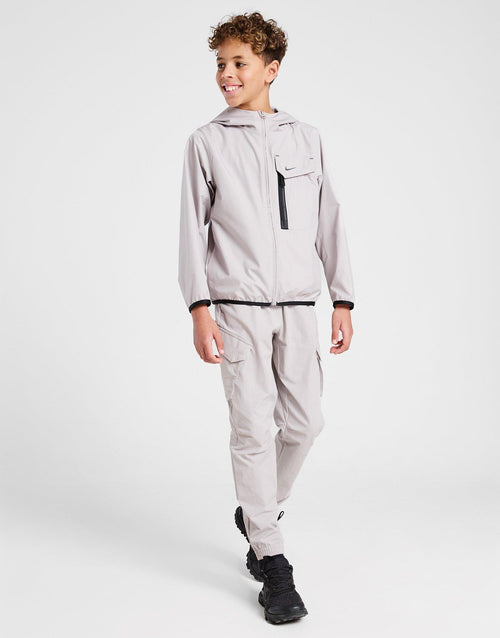 City Utility Woven Full Zip Jacket Junior's