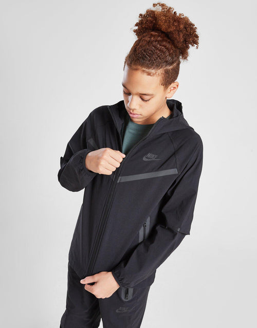 Tech Woven Full Zip Jacket Junior