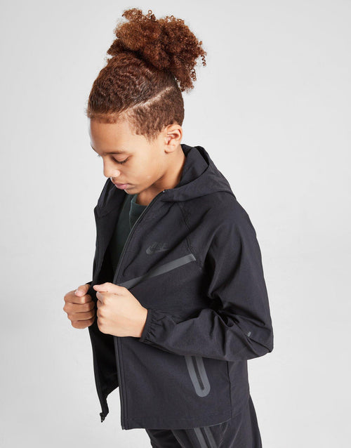 Tech Woven Full Zip Jacket Junior