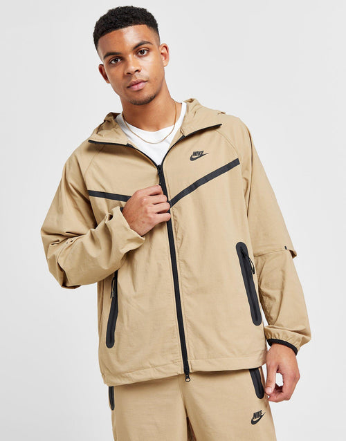 Tech Woven Full Zip Hooded Jacket