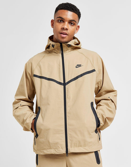 Tech Woven Full Zip Hooded Jacket