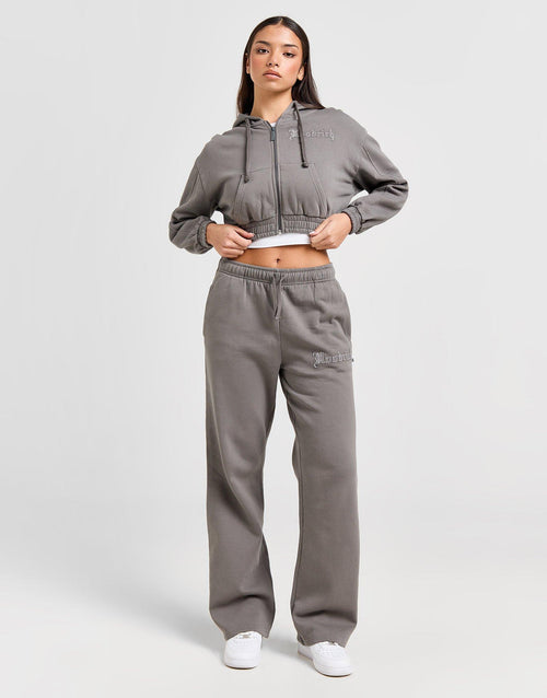 Tagra Full Zip Cropped Hoodie