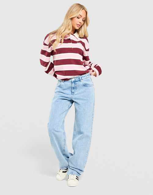 Mid-Rise Loose Jeans