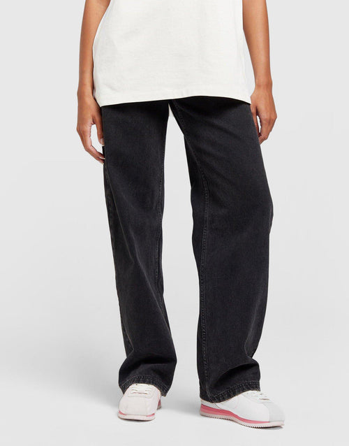 Mid-Rise Loose Jeans