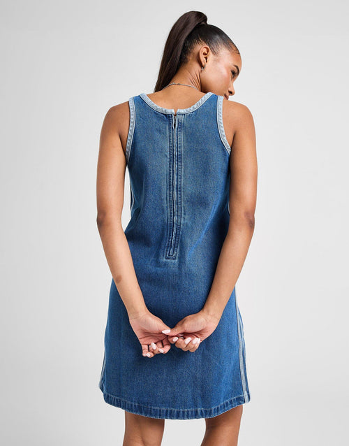 Adicolor Denim 3-Stripes Tank Dress
