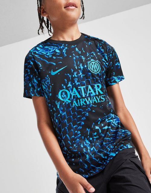 Inter Milan Pre Match Shirt Junior