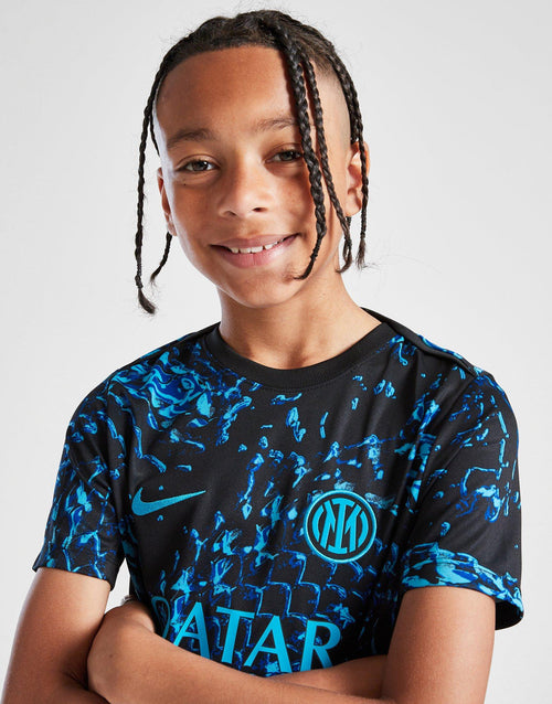 Inter Milan Pre Match Shirt Junior