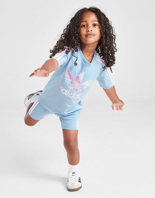 Trefoil Print T-Shirt/Shorts Set Infant's