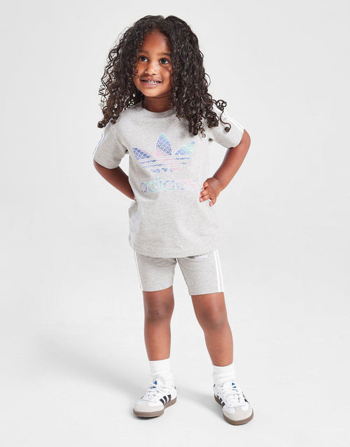 Trefoil Print T-Shirt/Shorts Set Infant's