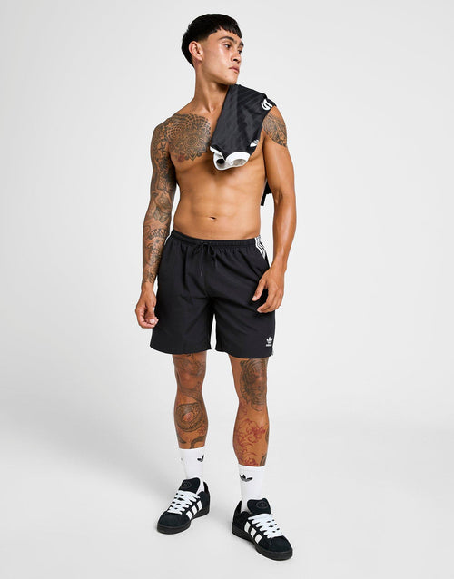 Adicolor 3-Stripes 8" Swim Shorts
