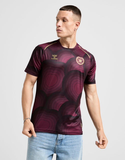 Hearts FC Pre Match Shirt
