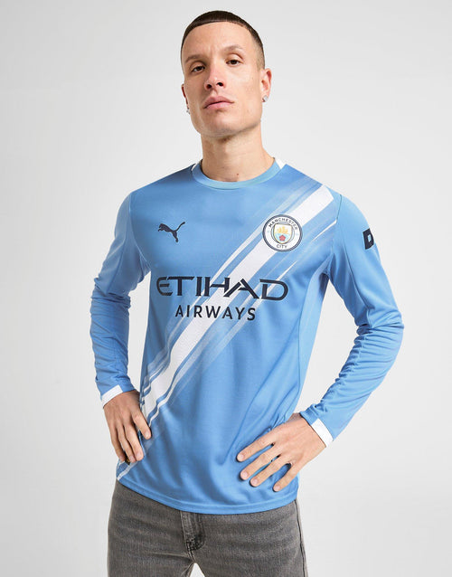 Manchester City FC 2025/26 Long Sleeve Home Shirt