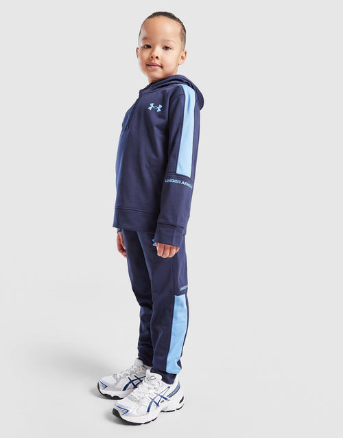 Poly Colour Block 1/4 Zip Tracksuit Children's