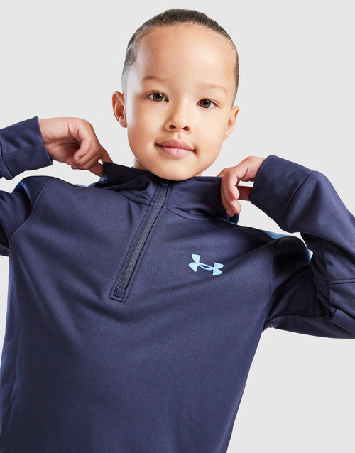 Poly Colour Block 1/4 Zip Tracksuit Children's