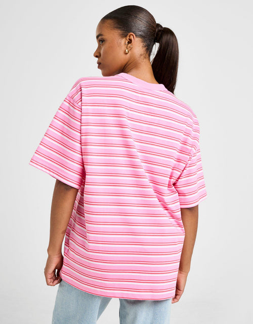 Stripe Oversized Boyfriend T-Shirt
