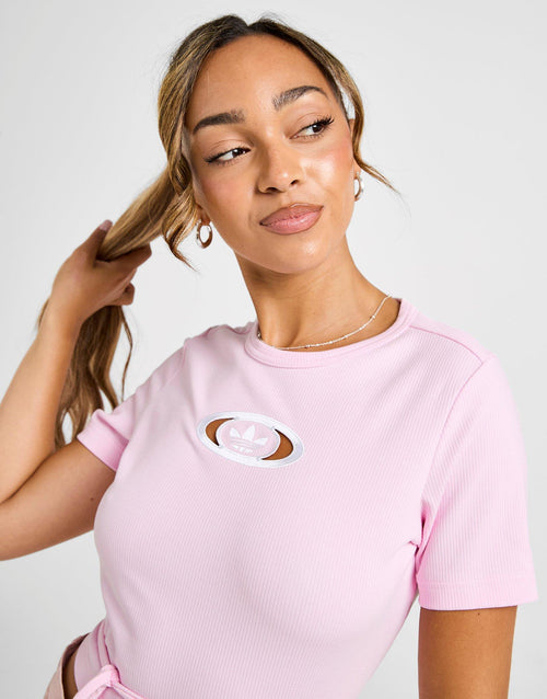 Ribbed Cut Out T-Shirt