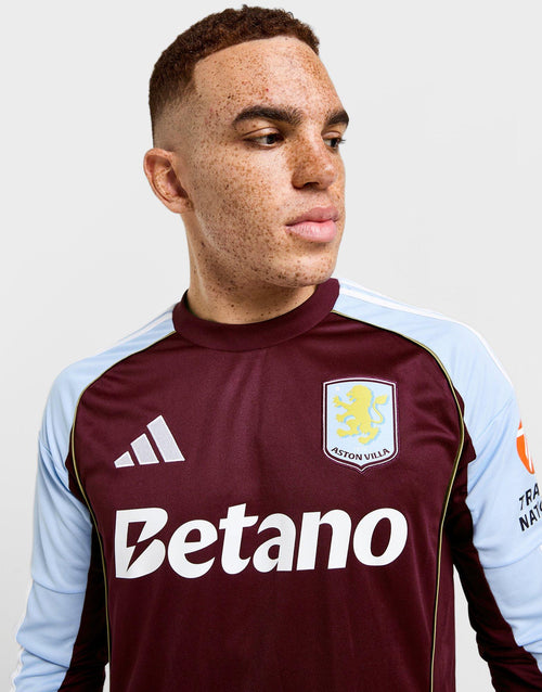 Aston Villa FC 2025/26 Long Sleeve Home Shirt