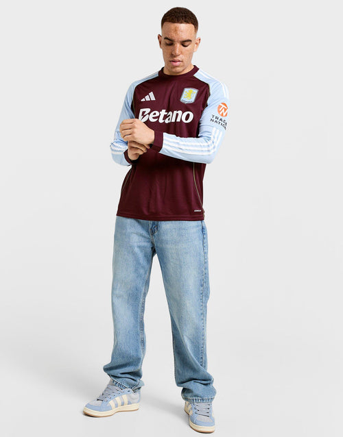 Aston Villa FC 2025/26 Long Sleeve Home Shirt