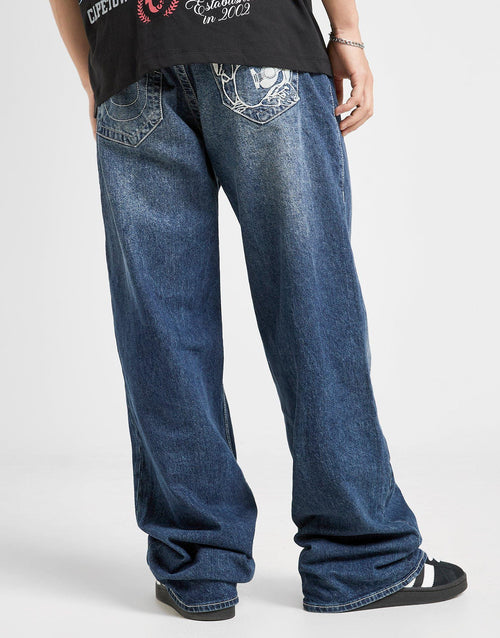 Vinny Embroidered Buddha Jeans