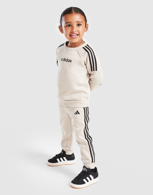 Colour Block Linear Crew Tracksuit Infant