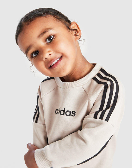Colour Block Linear Crew Tracksuit Infant