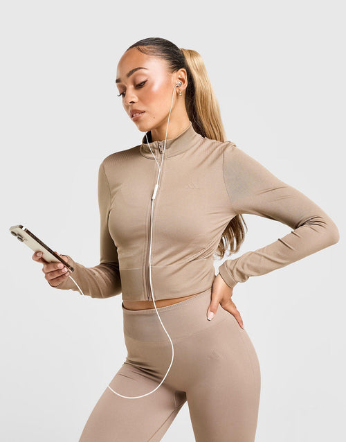 Seamless Full Zip Top