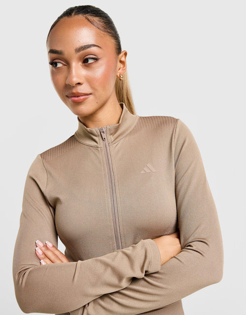 Seamless Full Zip Top