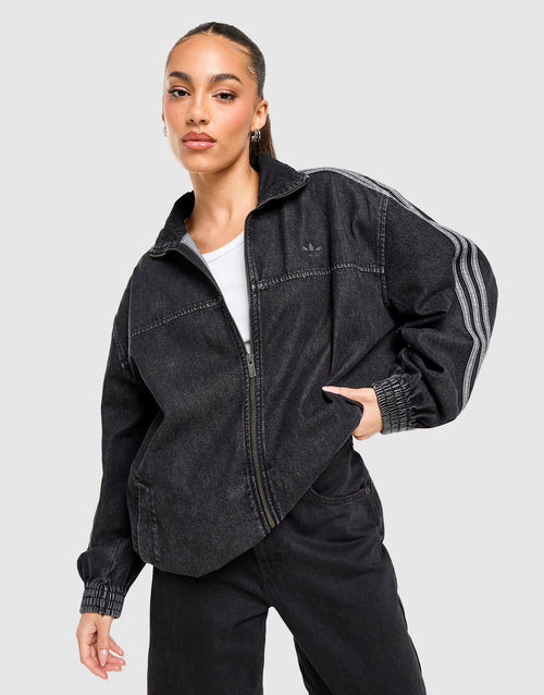 Oversized Denim Firebird Track Top