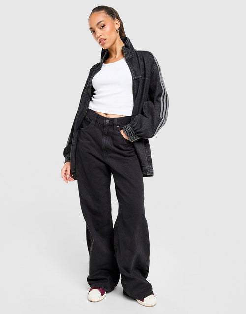 Oversized Denim Firebird Track Top