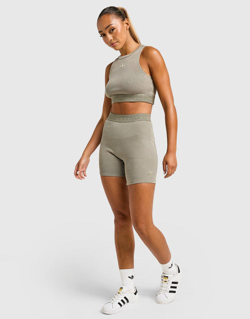 Essentials Washed Rib Shorts