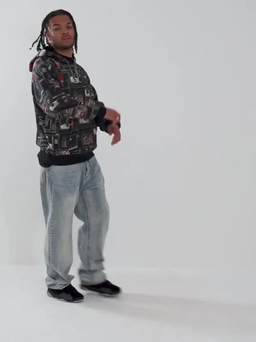 All Over Print Graphic Hoodie