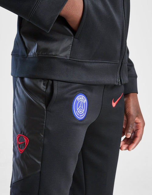 Paris Saint Germain Poly Hooded Tracksuit Junior