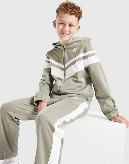 Mixed Full Zip Tracksuit Junior