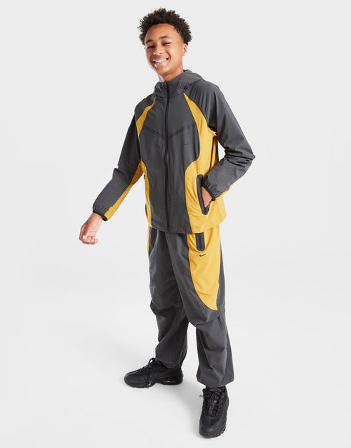 Tech Woven Full Zip Colour Block Jacket Junior